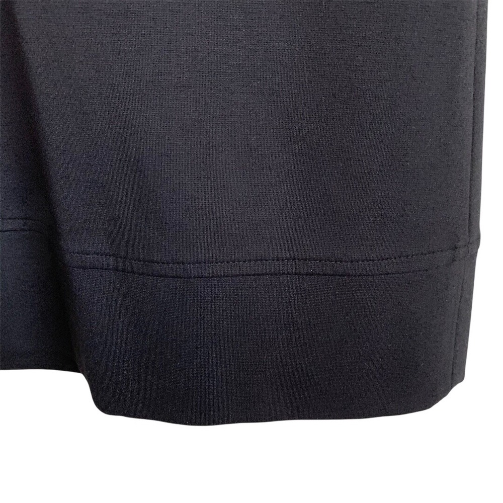 Cynthia Steffe Shift Black Brown Trim Ponte Stretch Dress Size 10 - Picture 4 of 8